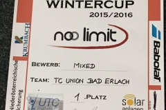 Urkunde Wintercup 2016